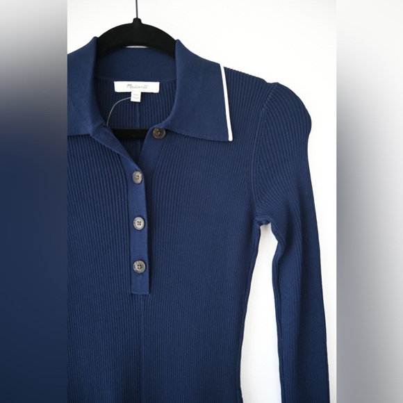 Madewell Ribbed Long Sleeve Maxi Dress - Picture 7 of 10